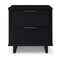 Manhattan Comfort Granville Nightstand 2.0 in Black NS-5012 - alternate 1